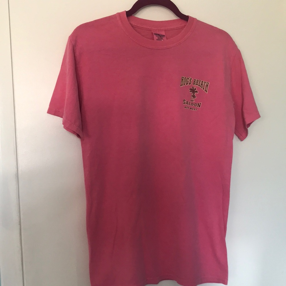 Hogs Breath Saloon Key West t-shirt NWT size S unisex pink